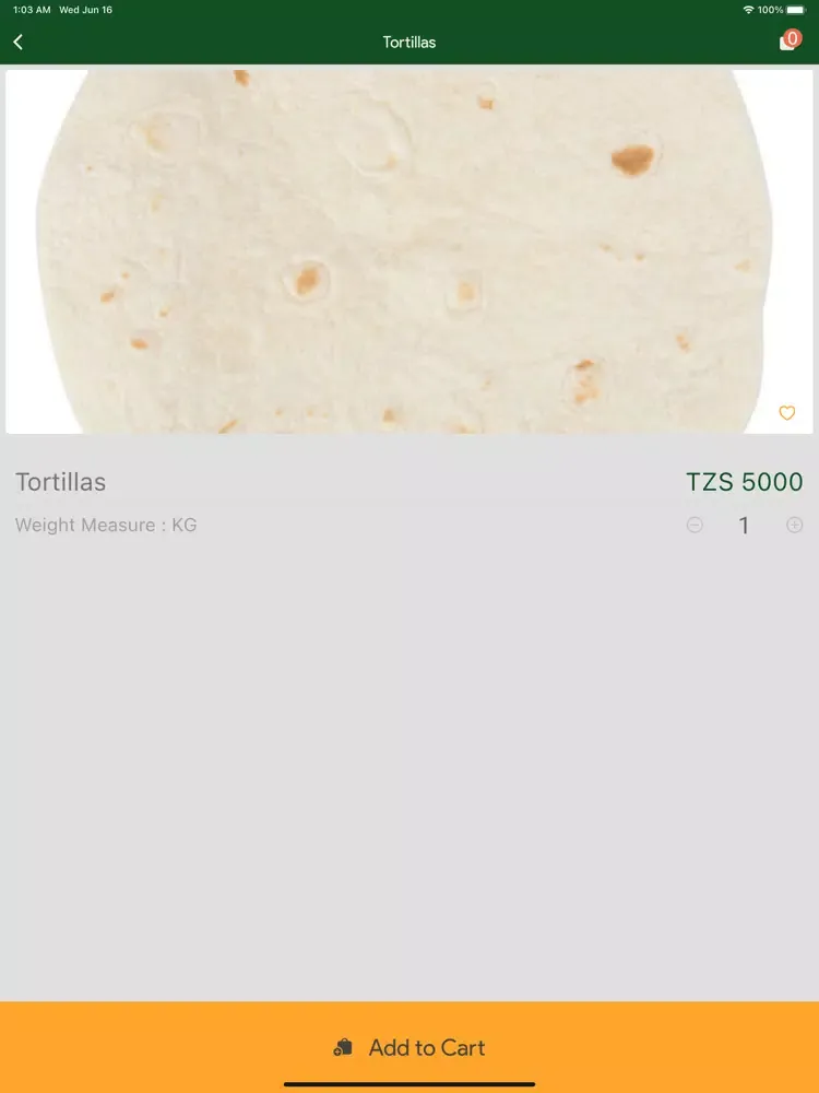 Mesula Food Grocery App iPad  スクリーンショット