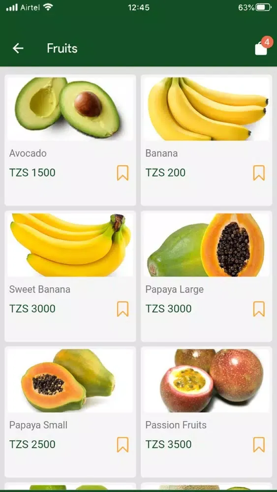 Mesula Food Grocery App スクリーンショット