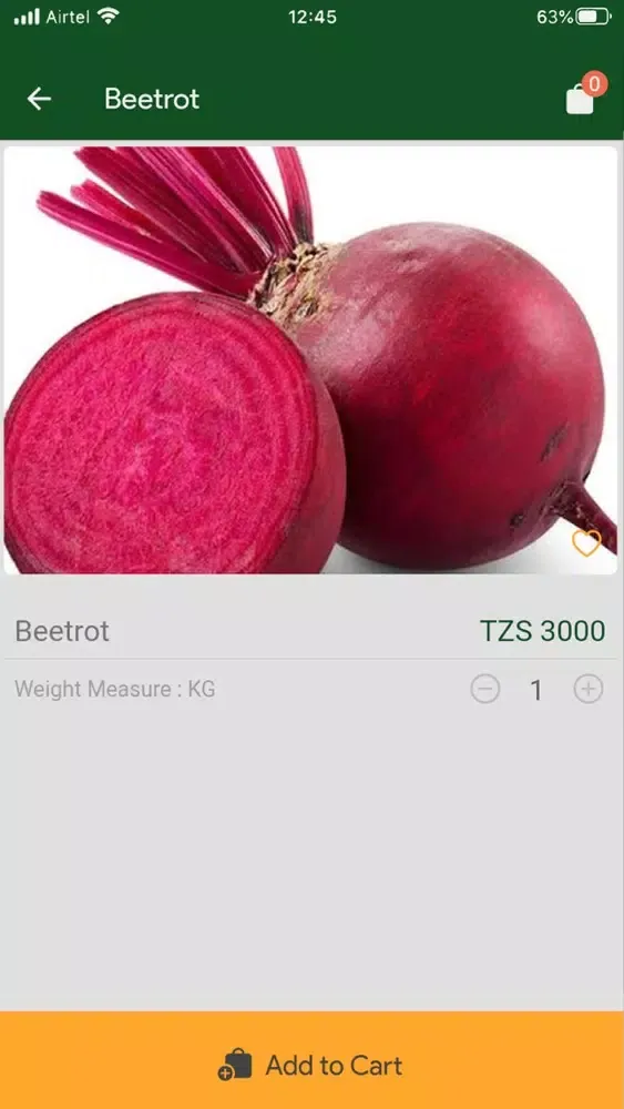 Mesula Food Grocery App スクリーンショット