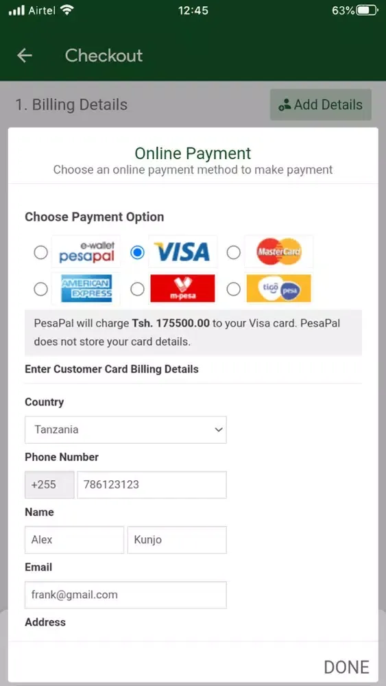 Mesula Food Grocery App スクリーンショット