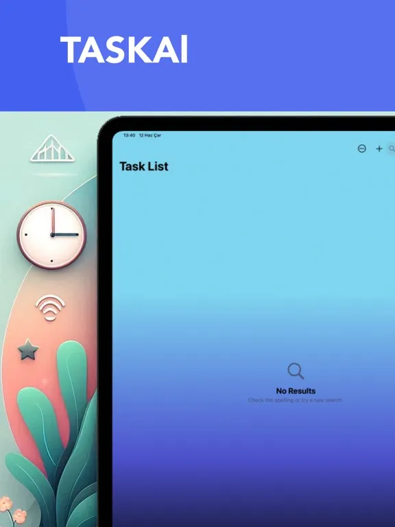 TaskAl iPad  Ekran Görüntüleri
