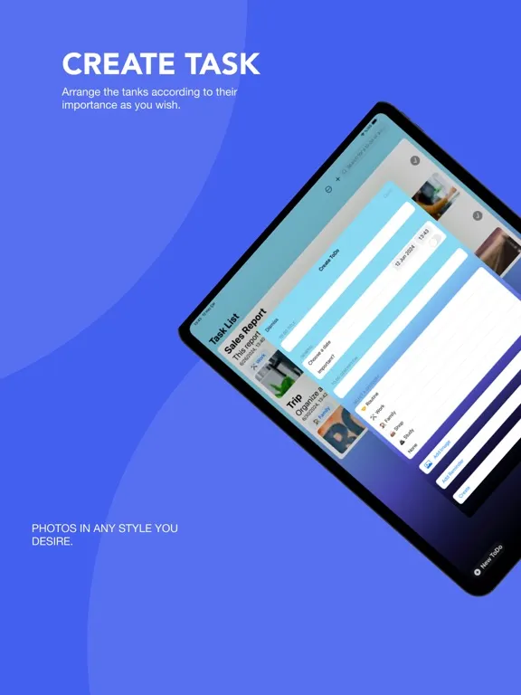 TaskAl iPad  Ekran Görüntüleri