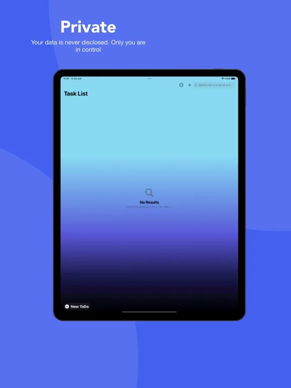 TaskAl iPad  Ekran Görüntüleri