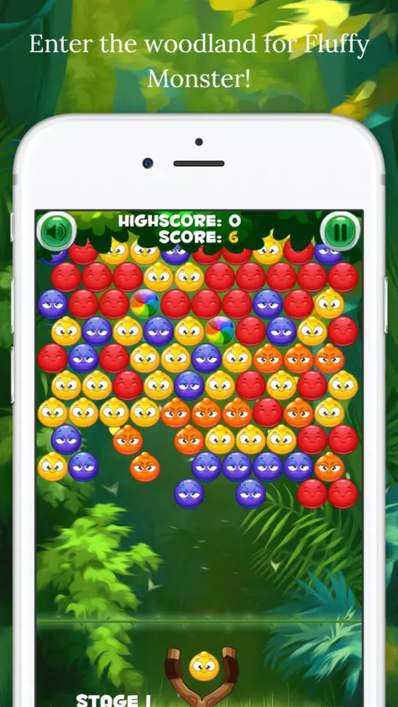 Скриншоты Fluffy Monster Bubble