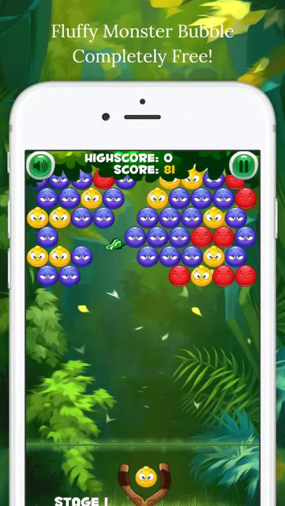 Скриншоты Fluffy Monster Bubble