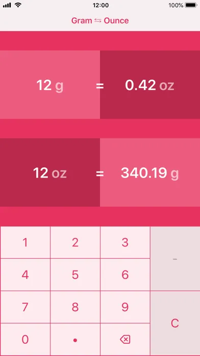 Grams to Ounces | g to oz 스크린샷