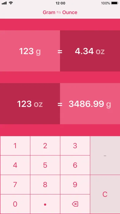 Grams to Ounces | g to oz 스크린샷