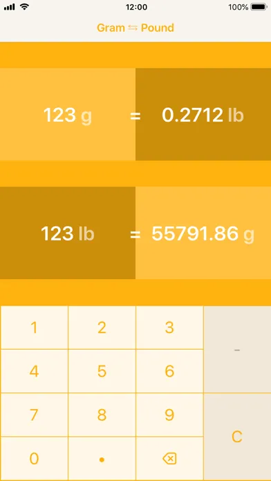ภาพหน้าจอของ Grams to Pounds | g to lbs