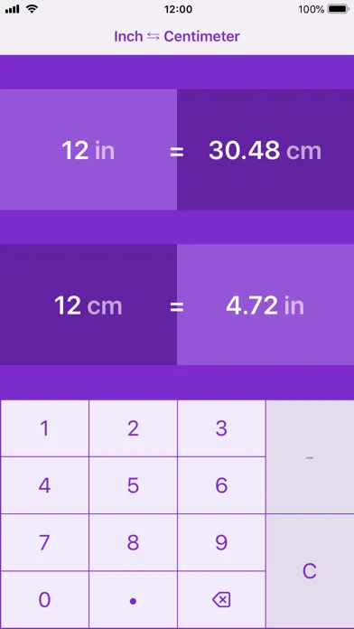 Capturas de pantalla de Inches to Centimeters