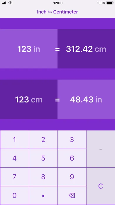 Capturas de pantalla de Inches to Centimeters