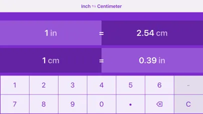 Capturas de pantalla de Inches to Centimeters