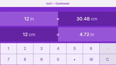 Capturas de pantalla de Inches to Centimeters