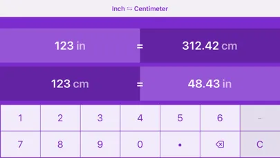Capturas de pantalla de Inches to Centimeters