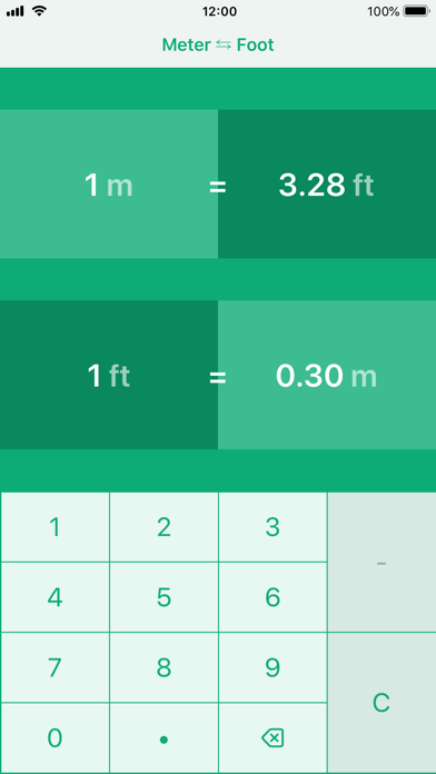 Zrzuty ekranu Meters to Feet | m to ft