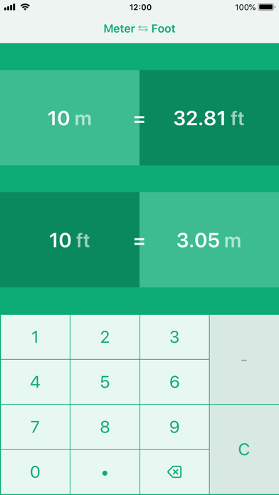 Zrzuty ekranu Meters to Feet | m to ft
