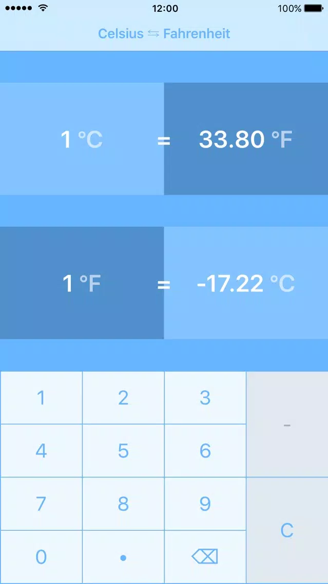 Celsius To Fahrenheit | °C to °F应用截图