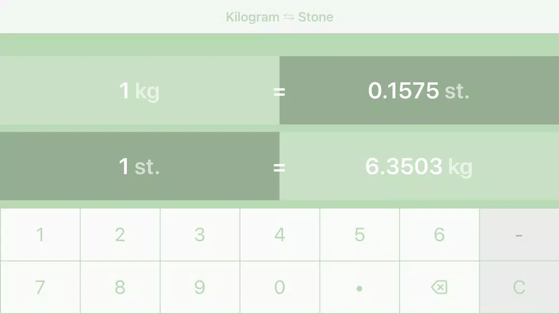 Capturas de pantalla de Kilograms To Stones | kg to st