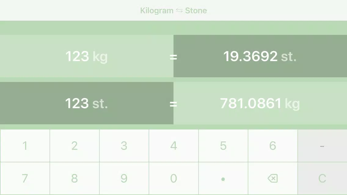 Capturas de pantalla de Kilograms To Stones | kg to st