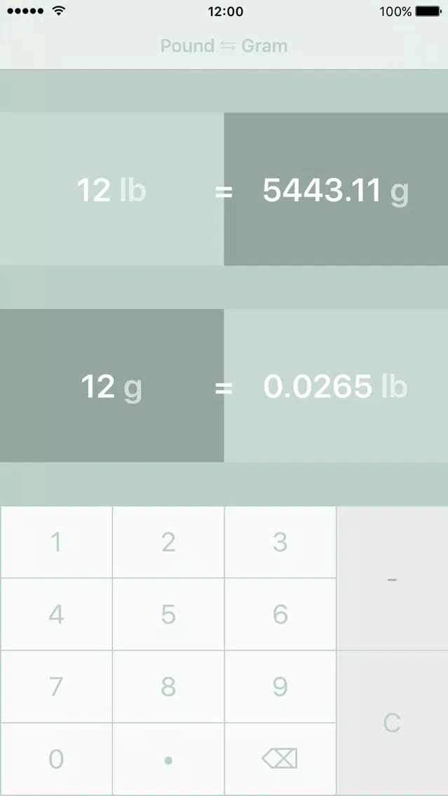 Pounds to Grams | Pound to Gram | lbs to g スクリーンショット