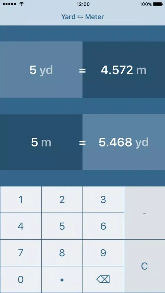 Capturas de tela do Yards to Meters | Yard to Meter | yd to m