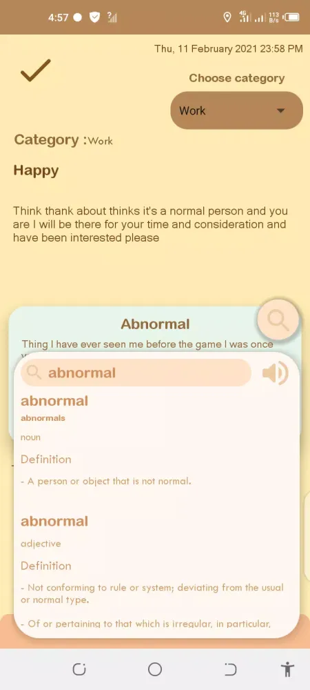 FLD Floating Dictionary -Search meanings instantly 스크린샷