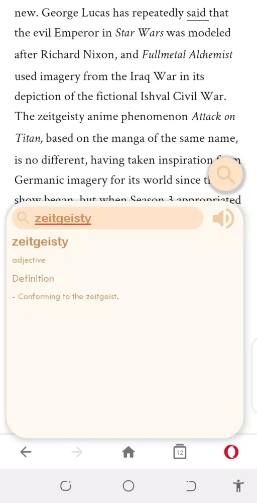 FLD Floating Dictionary -Search meanings instantly 스크린샷