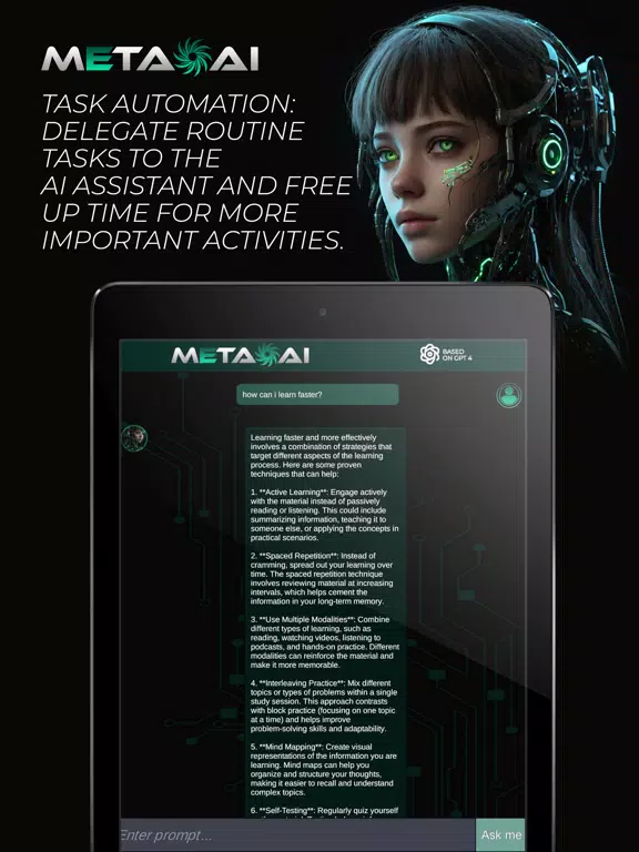 Zrzuty ekranu Meta AI Chatbot - OMEGA Mode iPad 