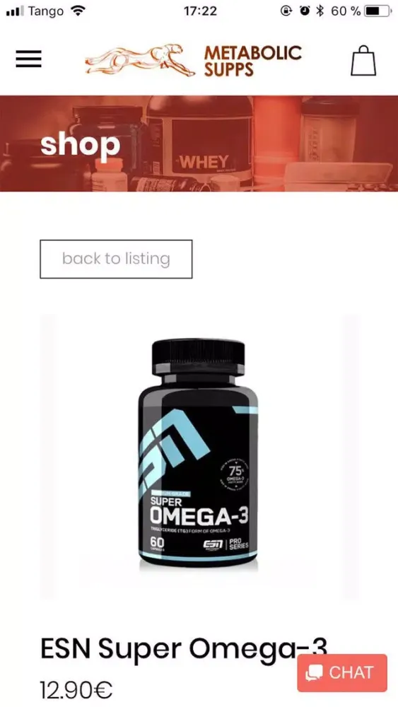 Metabolic Supps سکرین شاٹس