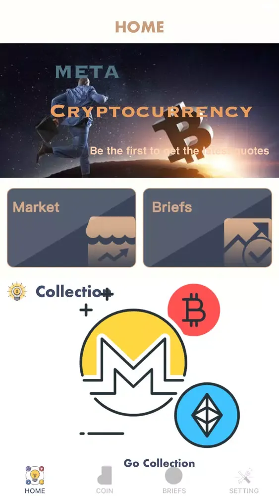 Tangkapan skrin Meta Coin World