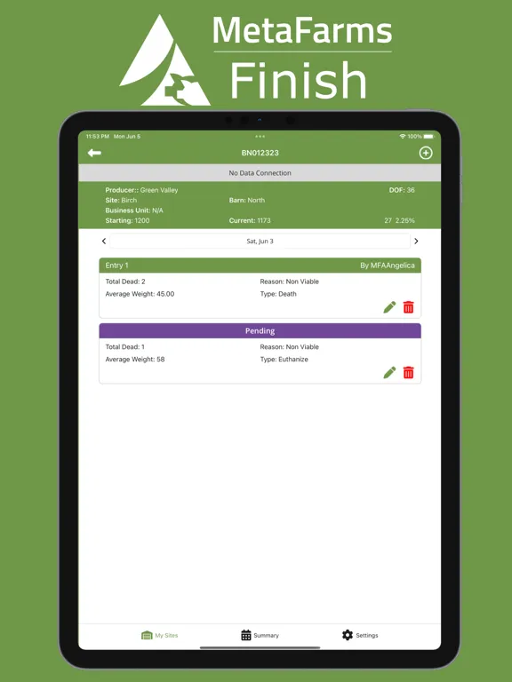 MetaFarms Finish Mobile iPad  স্ক্রিনশট