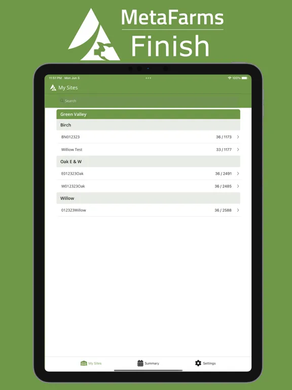 MetaFarms Finish Mobile iPad  স্ক্রিনশট
