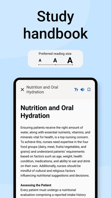 Tangkapan layar NCLEX-RN Prep Test