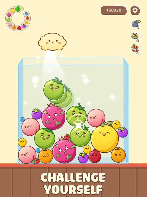 Watermelon Merge Chill iPad  Screenshots