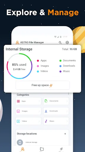 Ảnh chụp màn hình của ASTRO File Manager & Cleaner