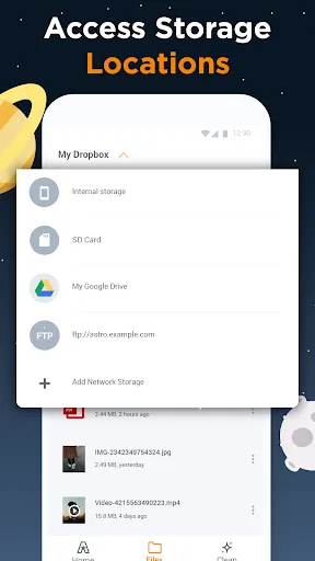 Ảnh chụp màn hình của ASTRO File Manager & Cleaner
