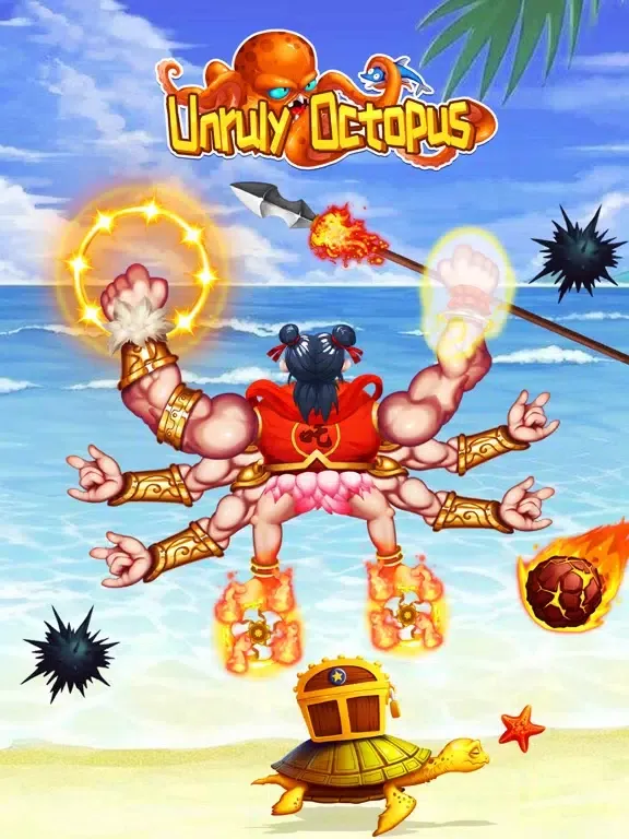 Tangkapan skrin Unruly Octopus iPad 