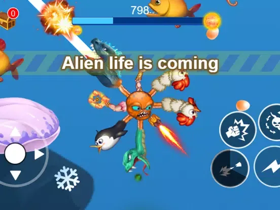Tangkapan skrin Unruly Octopus iPad 