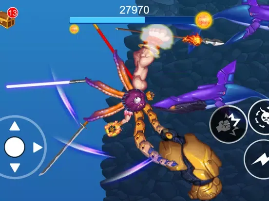 Tangkapan skrin Unruly Octopus iPad 