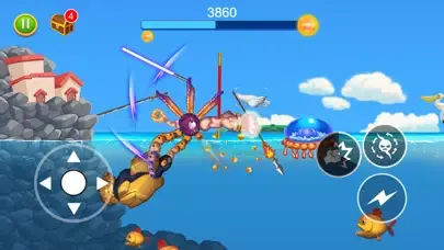 Tangkapan skrin Unruly Octopus