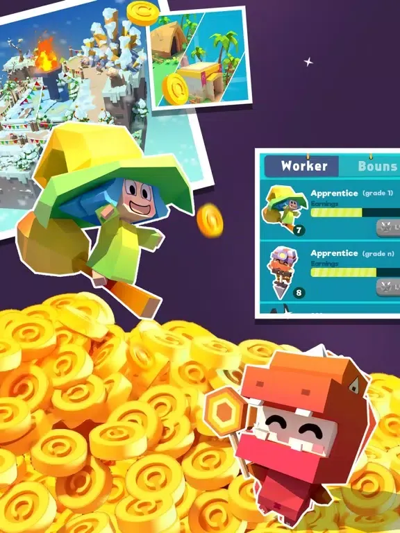 Happy Miners iPad 应用截图