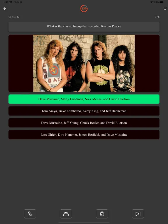 Metal Head Trivia iPad  স্ক্রিনশট