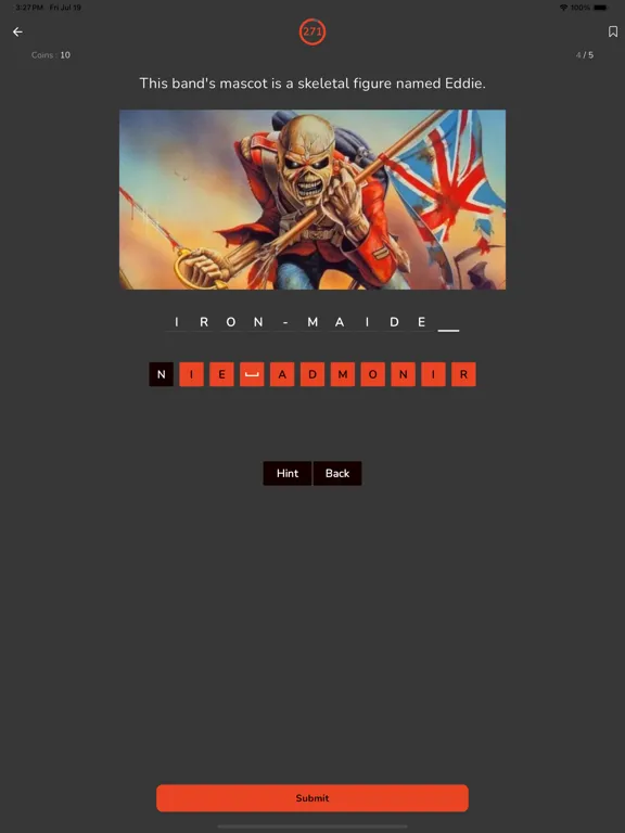 Metal Head Trivia iPad  স্ক্রিনশট