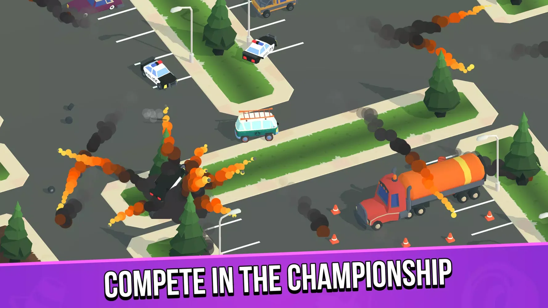 Скриншоты Smash racing: arcade racing