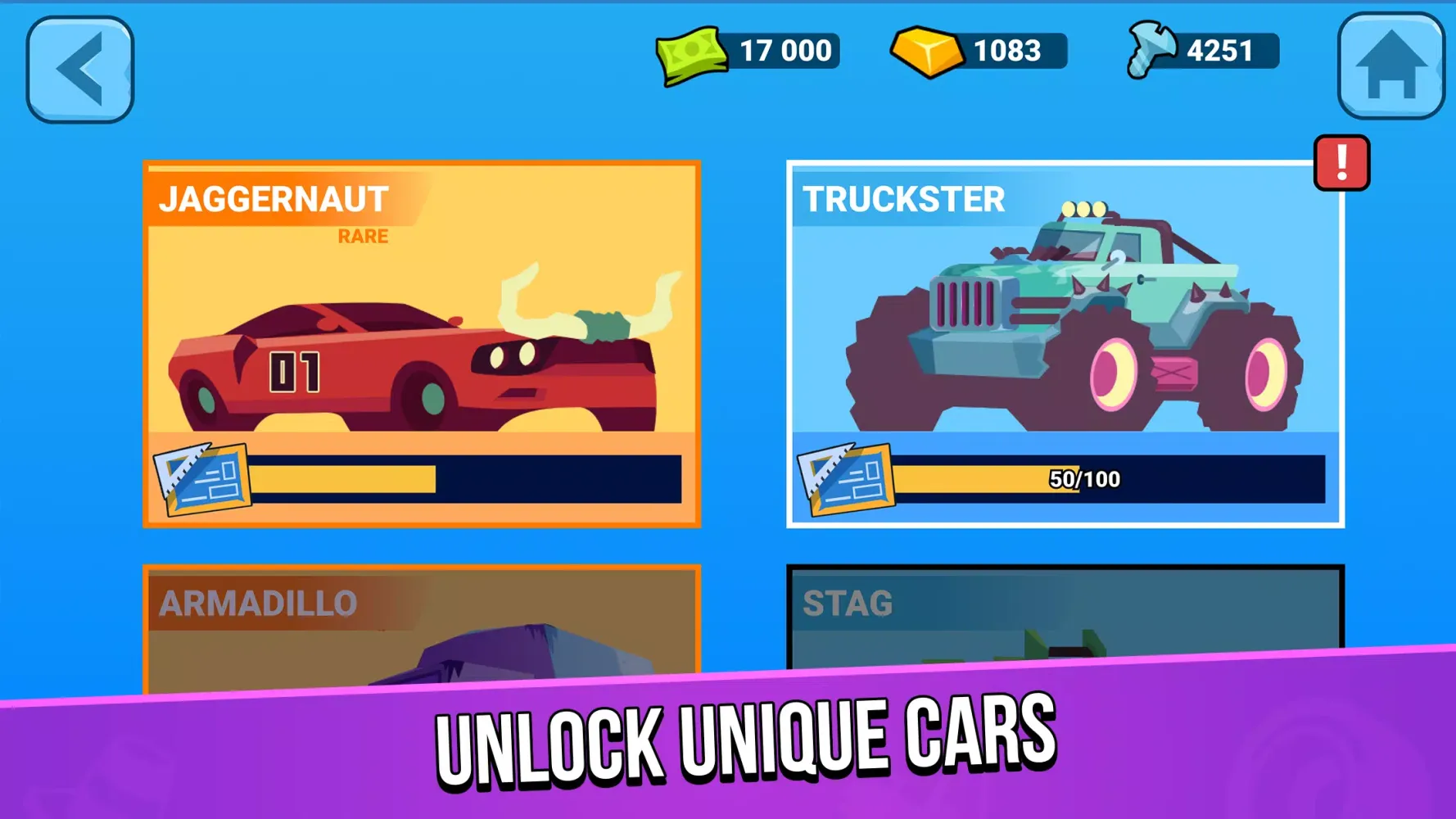 Скриншоты Smash racing: arcade racing