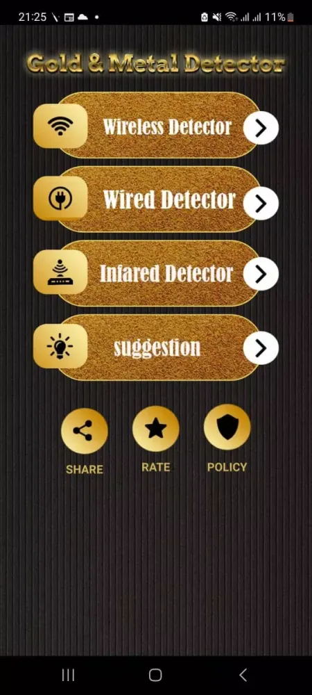 Bj88app - detector gold Finder سکرین شاٹس