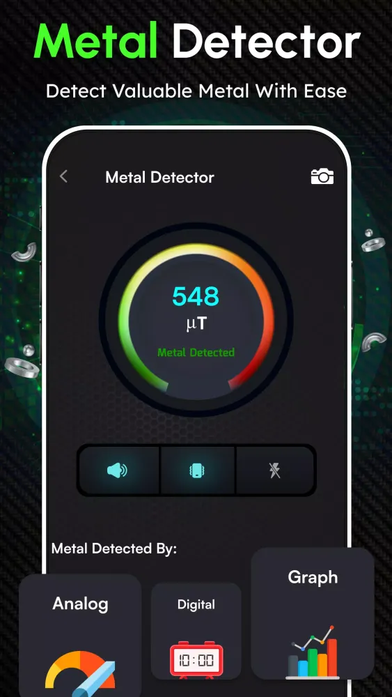 Tangkapan skrin Metal Detector