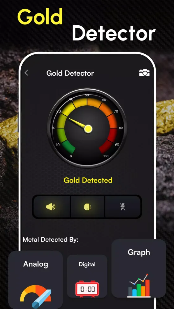 Tangkapan skrin Metal Detector
