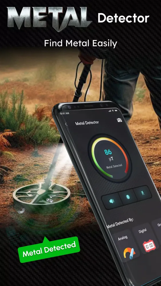 Tangkapan skrin Metal Detector