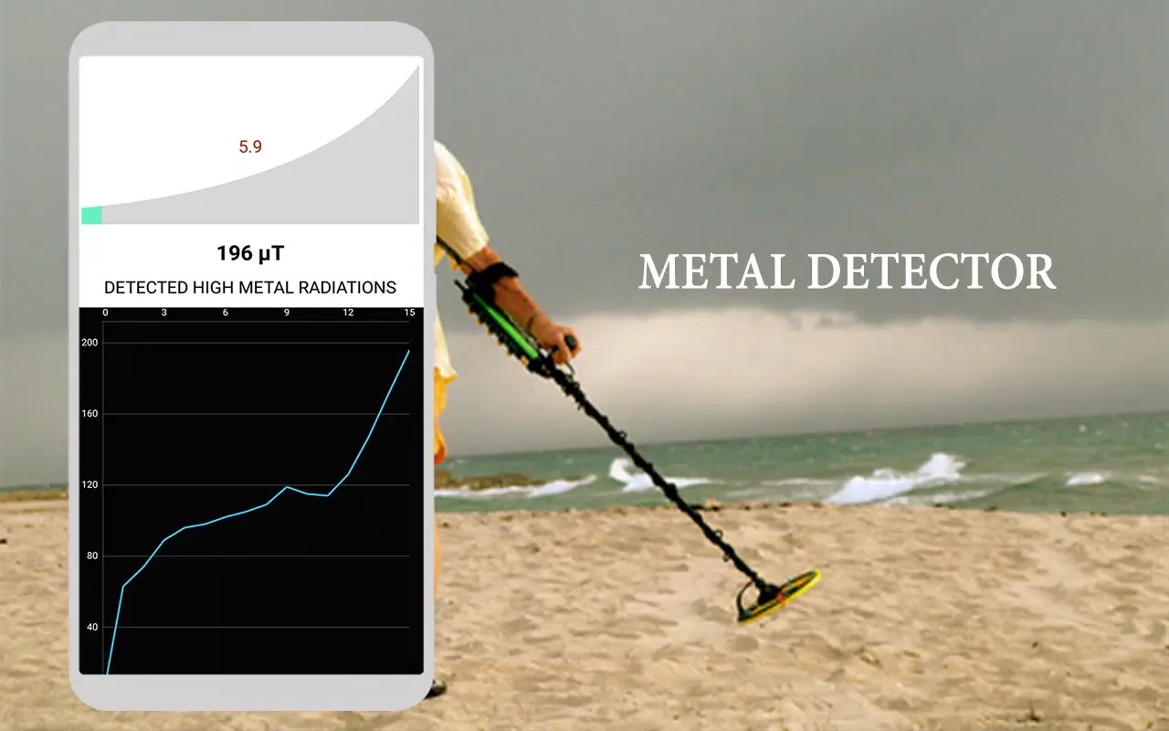Tangkapan skrin Metal detector Metal finder