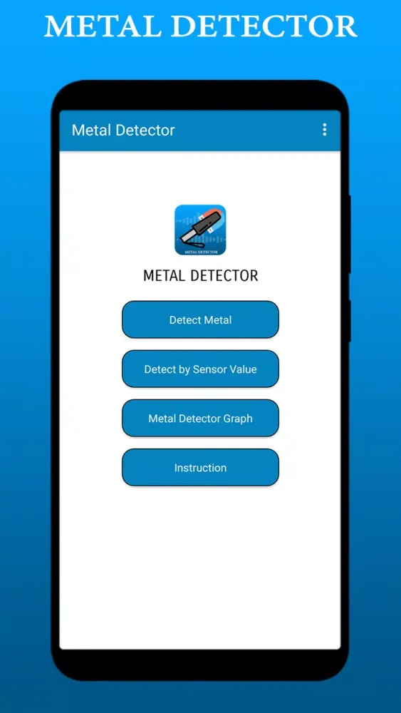Tangkapan skrin Metal detector Metal finder